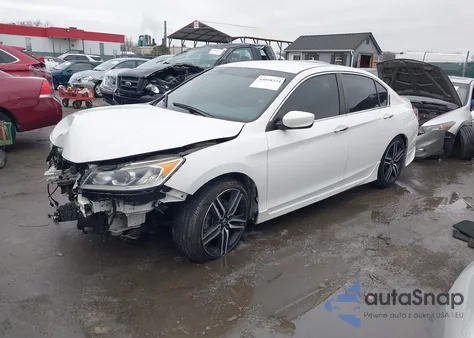 2017 Honda Accord Sport Se z USA, uszkodzony, nr VIN 1HGCR2F10HA027947